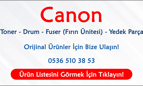 canon toner, canon drum, canon fuser,